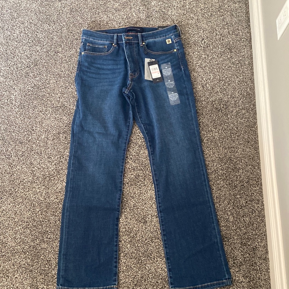 Tommy Hilfiger straight- leg jeans - size 10. Brand new with tags.